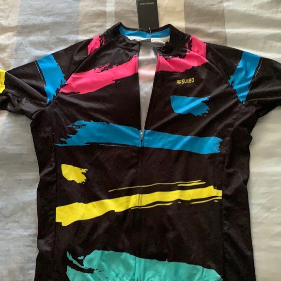 XXL men’s cycle riding shirt with back pockets - Picture 1 of 5